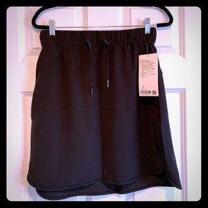 Lululemon On the Fly Skirt: Black, Size 8